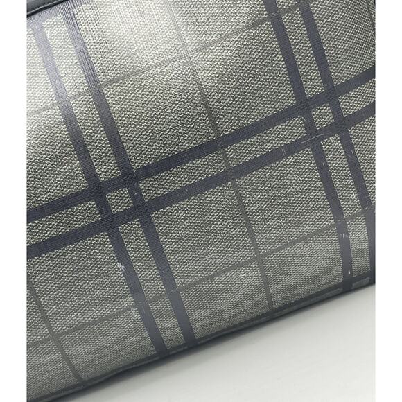 COACH‎ F71072 Gray Black Tattersall Metropolitan Tote Messenger Briefcase Bag - Picture 10 of 14